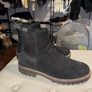 Black Suede Ankle Boots